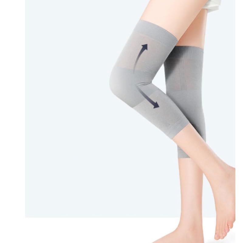 Exercise, protection Knee Pads Ultra-thin Sports Inner Wear Non-slip Extended Middle-aged and Elderly Women Men Non-slip for Fitness, cycling, running, playing football(X-Large)