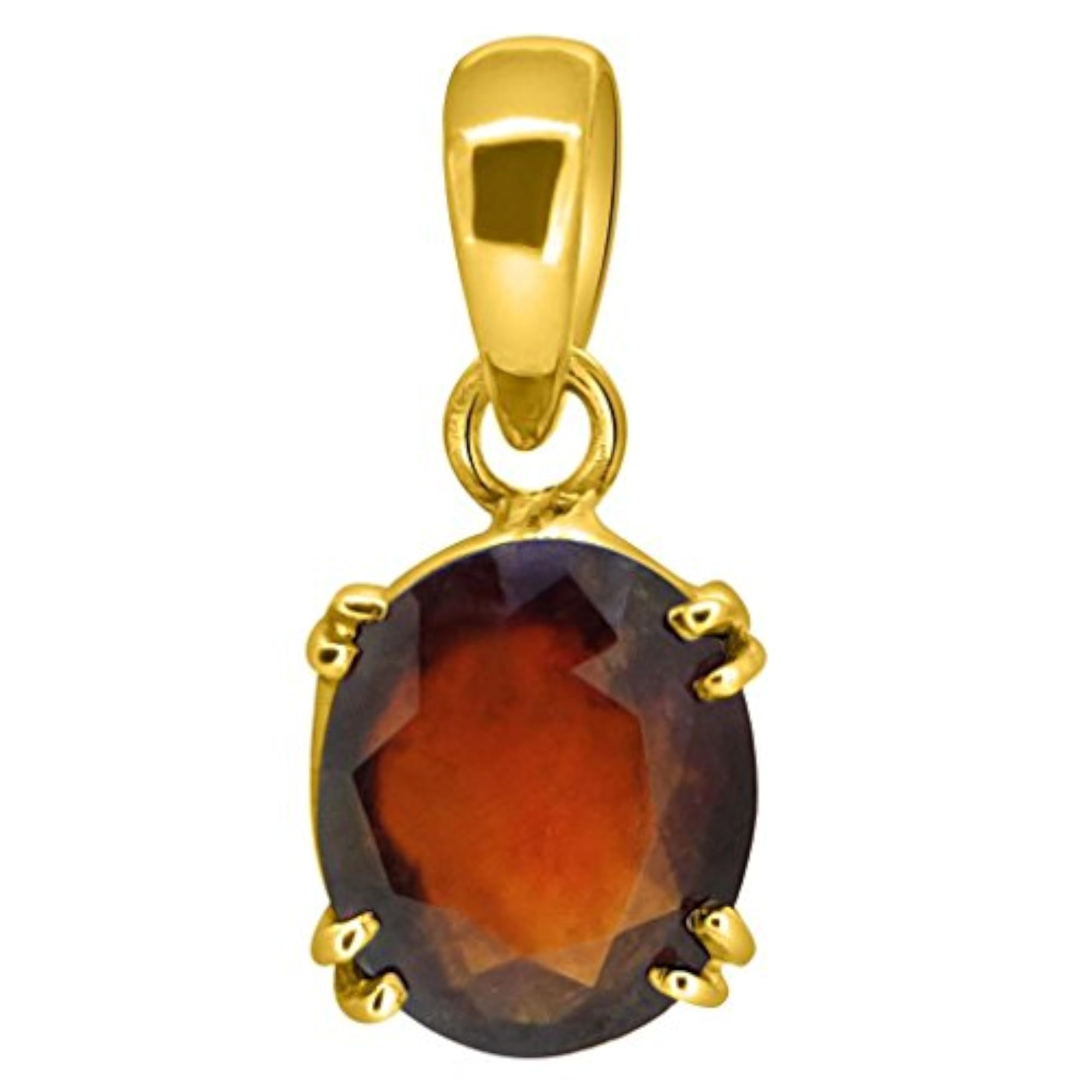 11.25 Ratti Hessonite Garnet Pendant, Astrological Gemstone