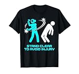 Funny Virtual Reality VR Stay Clear to Avoid Injury Gamer T-Shirt