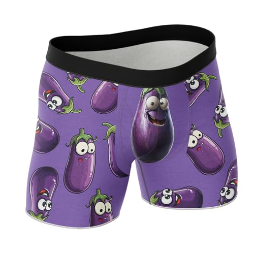 V-DECORPARKS Funny Boxer Briefs for Men - Hilarious Mens Underwear Boxer Briefs Gag Gifts for Men Set 074