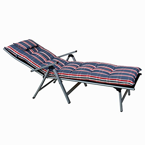 Auflagen für Liegen Liegenauflagen 191 cm lang 9 cm dick Dessin Miami 10525-700 in grau ohne Liege (1) Cover