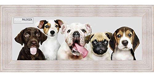 10x30 Rustic White Wood Picture Panoramic Frame - Picture Frame