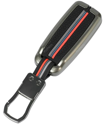 Image of Metal Silicon Key Cover Compatible for Honda Activa | Dio | H-Smart, Scooter Metal & Silicon Protection Special Feature Visible in Low-Light Conditions