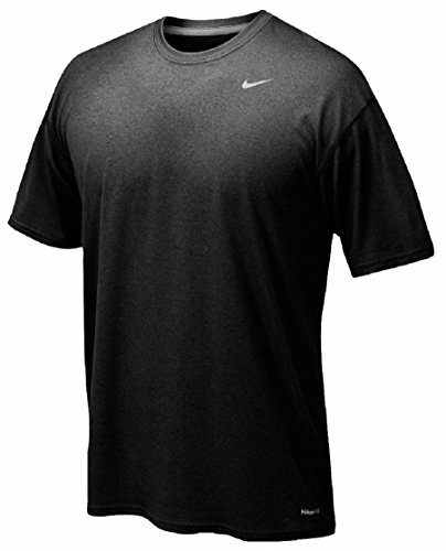 Nike Mens Legend Short Sleeve Tee (Youth Large, Black)