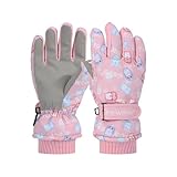 Guantes de invierno para niños, guantes cálidos y resistentes al viento, para uso al aire libre, protección cómoda para correr, ciclismo, esquí, senderismo, deportes, viajes, actividades diarias