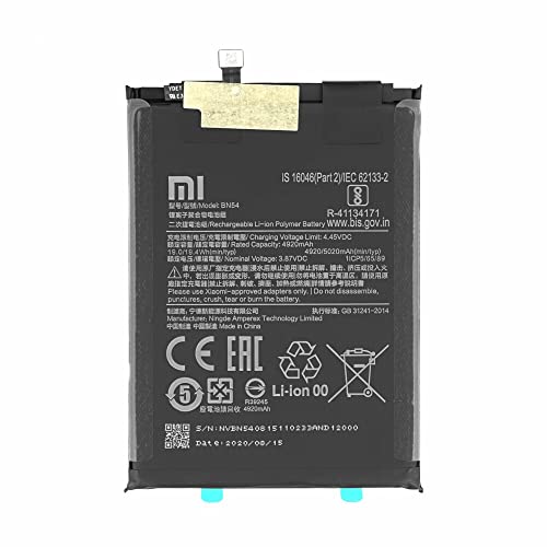 Image of MobiSpare Orignal BN54 5020 mAh Battery Compatible for Redmi Note 9 (Orignal with 100% Battery Health)