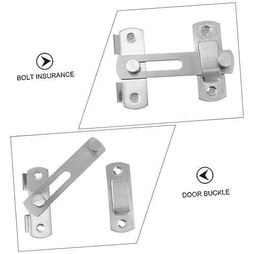 iplusmile 4 sótão trava fechaduras seguro de ferrolho bloqueio de skate gaiola para animais de estim