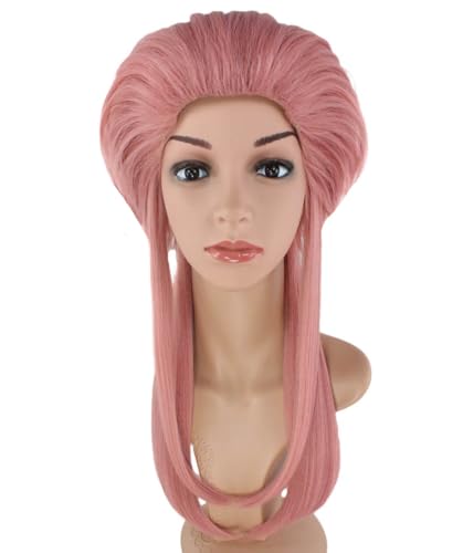 Wigs2you.com�����p �I�[���o�b�N���X�g���[�g�E�B�b�O �O���t�� �ϔM�t�@�C�o�[ ���R�Ȏd�オ�� �R�X�v�� �A�j���C�x���g �E�B�b�O - �_�[�N�s���N