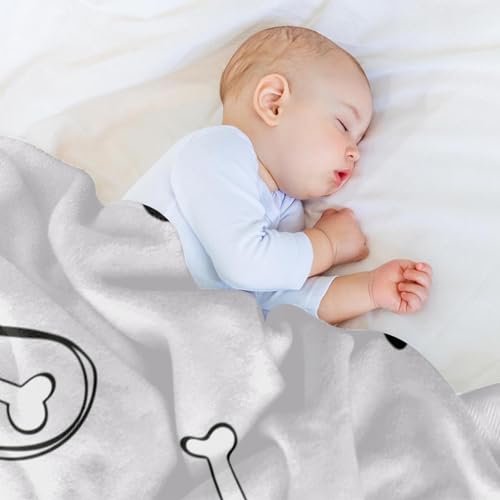 Plaid teckel en microfibre pour des soirées cocooning sur le canapé