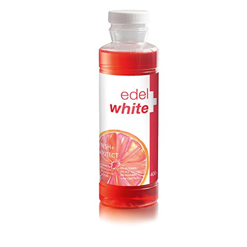 edel+white Mundspülung Fresh + Protect 400ml, 3er Vorteilspack (3x 400ml) Cover