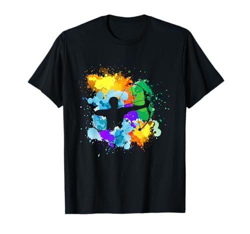Bogenschütze Pfeil und Bogen Bogenschießen T-Shirt