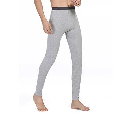 IVYRISE Mens Bottom Long Johns Basic Layer Light Weight Cotton Thermal Underwear Pant, Size from Large to XXXLarge