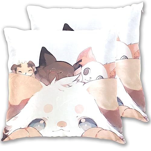 Frodotgv FPILLOWCASE07007 Little Monster Lying On The Ground Fluffy Pillow Case Pillow Case Protectors cover