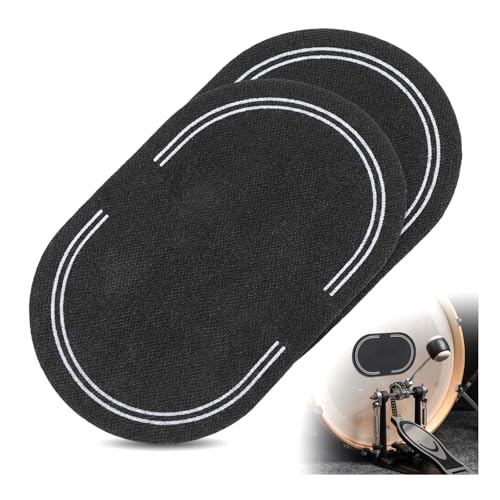SUPVOX Bass Drum Patch 2PCS Kick Drum Beater Pads for Pedal Use