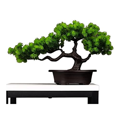�l�H���� Artificial Potted Tree Fake Pines Bonsai Desktop Landscape High Grade Plant for Home Office Hotel Balcony DIY Decor �͋[�� (Co