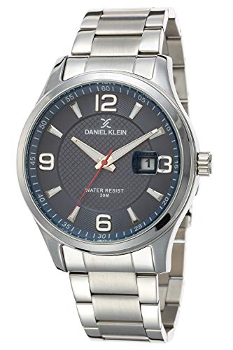 Image of DANIEL KLEIN Stainless Steel Analog Blue Dial Men's Watch-DK.1.12446-3