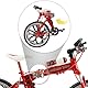 Risopen 1:8 Skala Druckguss Metall Mini Mountainbike Fahrrad Modell Spielzeug Finger BMX Spielzeug Desktop Dekoration Handwerk für Radfahren Liebhaber (rot)