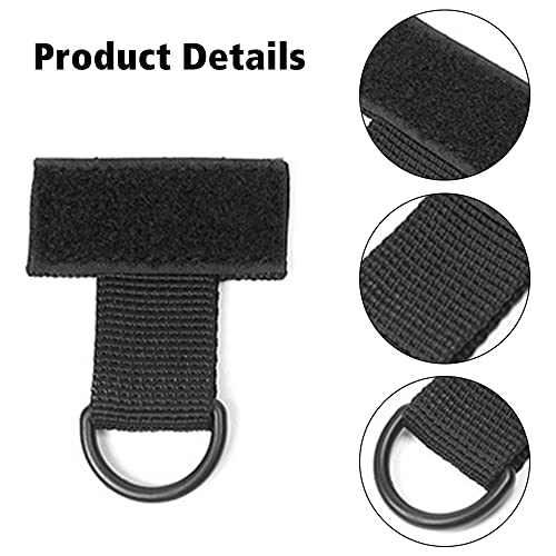 Cinchas tácticas Molle tipo D con hebilla de nylon para bolsas de senderismo 10 piezas 3