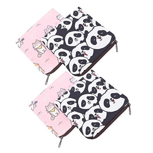 VERDANVERSE 4Piezas Bolsa de Período Decorativa de Bolsa Portátil para Compresas Sanitarias para Uso Diario y Práctico para Mujeres