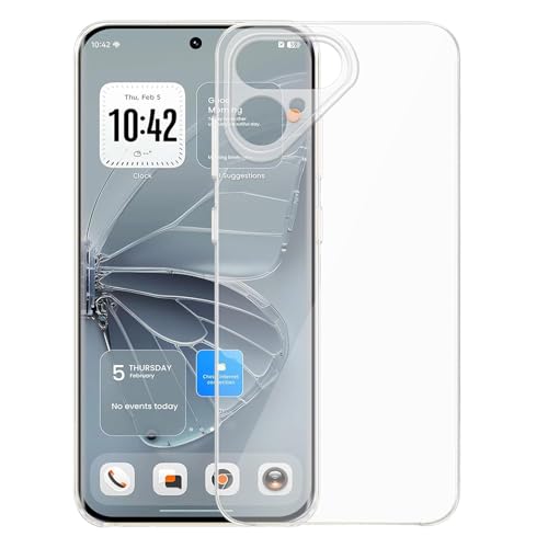 Image of COVERBLACK Soft Rubber Silicon Clear Case Back Cover Compatible for Tecno Pova Curve 2 5G - Transparent