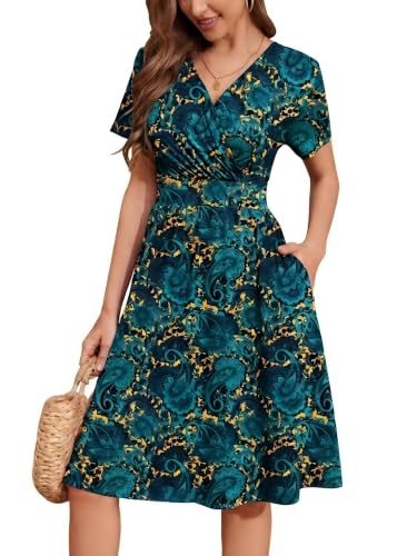 Image of Heymoments Short Sleeve Summer Dress for Women