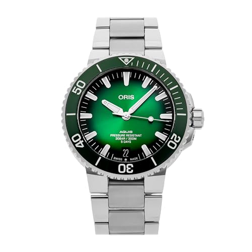 Oris Pre-Owned Aquis Date Calibre 400 01 400 7763 4157-07 8 24 09PEB