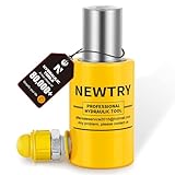 NEWTRY 10 ton Hydraulic Ram Jack Cylinder Short Type 2” Stroke Porta Power Ram Industrial Lifting Jack Retract Automatically for Shipping Building Construction