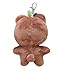 Cute Cartoon Animal Keychain Plush Doll Keyring Backpack Handbag Charm Pendant for Fans 10 CM