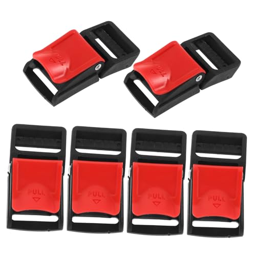 Hemobllo 6Pcs Quick Release Replacement Buckle Kit for Helmets Durable Secure and Stylish Buckles for Safe Riding