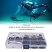 Alomejor Diving O Rings 170pcs Kit for Equipment Practical, Effective Sealing, Design Suitable for Diving