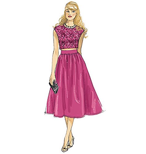 Patron McCall's 7355 ajuster ensemble haut et jupes tailles 42-50
