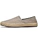 CASMAG Men's Fashion Casual Cloth Shoes Canvas Slip-on Loafers Espadrille Leisure Walking Sneakers Moccasins Boat Shoes Khaki 13