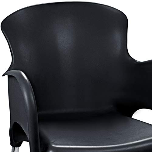 Image of Cello Xylo Chair (Black, Set of 4) | Strong and Durable | Easy to Clean | Chair for Living Room, Bed Room, Kitchen, Office Room, Outdoor | 3 Years Warranty