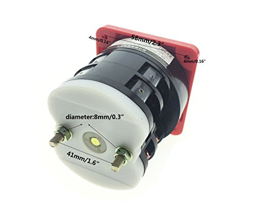 Yxq Cam Changeover Select Switch Ac 380V 40A 7.5Kw 8 Terminals 2 Positions 0-1 #TOP3