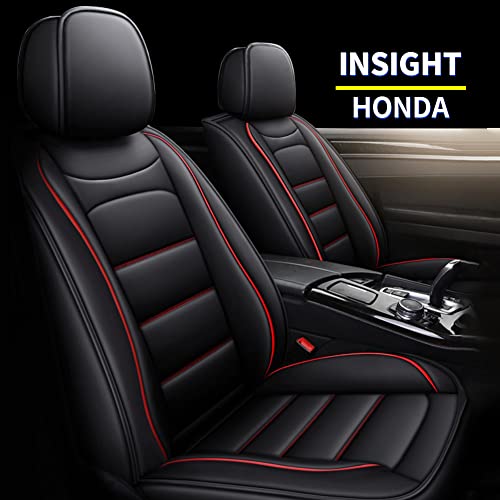 Car Seat Covers Fit for Honda Insight 2010-2022,Faux Leather Car Seat Covers Full Set with Airbag Compatible,Automotive Seat Covers Waterproof Car Seat Protector Carseat Cover