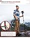 IFOOTAGE Cobra 3 Strike Monopod A150S-Ⅲ with K5S Fluid Head Komodo, One-Touch Lifting Aluminum Video Monopod with Removable Tripod Base, Payload 11lb 60