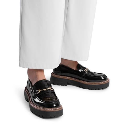 Image of DREAM PAIRS Platform Chunky Loafers for Women | Slip On Business Office Casual Dressy Loafer Shoes