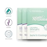 Wash no Waste - Tiras de Detergente para lavadora (64 lavados)....