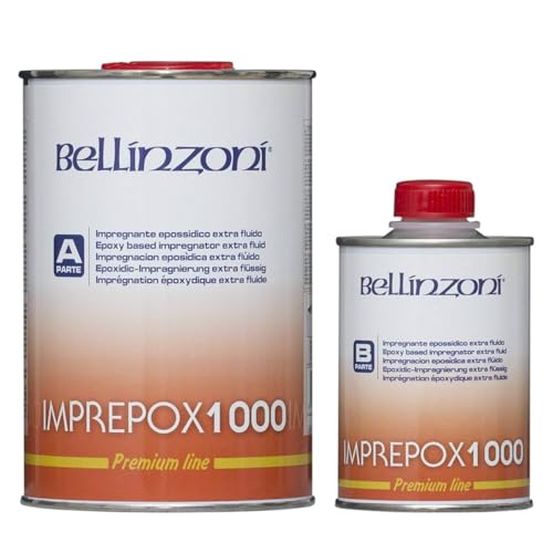 Bellinzoni Résine époxy transparente extra liquide Imprepox 1 250 kg bicomposant thermodurcissable