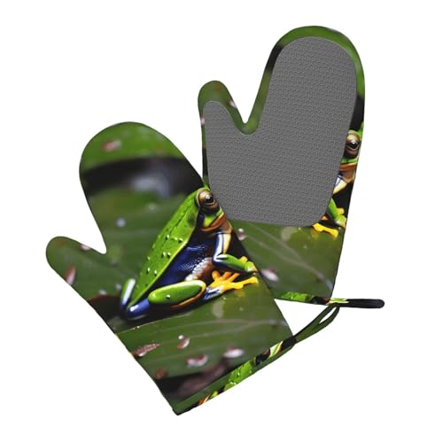 Maniques en silicone isolant anti-brûlure avec doigts flexibles
