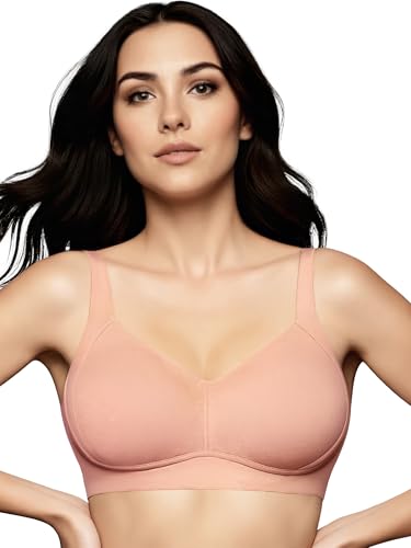 Image of Enamor Bamboo Cotton A077, Side Support, Everyday Women's T-Shirt Bra - 3X Softer, 4X More Absorbent, Antimicrobial, Padded, Wirefree, Full Coverage