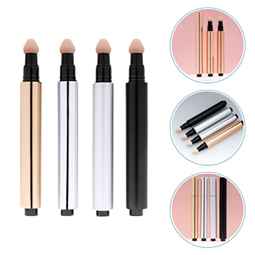 Beaupretty 4Pcs Empty Concealer Tube Small Liquid Foundation Tube 3Ml Concealer Dispenser Empty Concealer Pressing Pen Bb Cream Tube For Cosmetic Makeup Container #TOP7