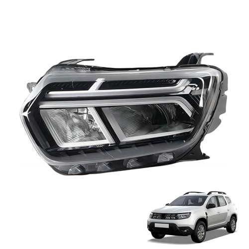 JSUDQR Phare Gauche pour DACIA DUSTER 2022 Blanc XF733-010 W Gauche L：260602465R