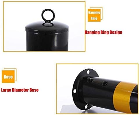Parking Lock Parking Pile Parking Barrier Steel Folding Folding Security Bollard with Buried Base for Safe Parking Lane Roads, Safe Parking Lane Bollards (G) (a) image 2