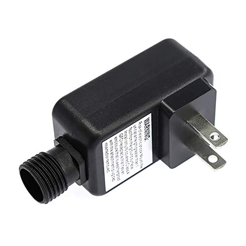 Image of Dirduaid LED Transformer 12V 0.6A Inflatable Power Adapter Class 2 Power Unit, IP44 Low Voltage Transformer US Plug for String Light, Inflatable Decoration (12V7.2W)