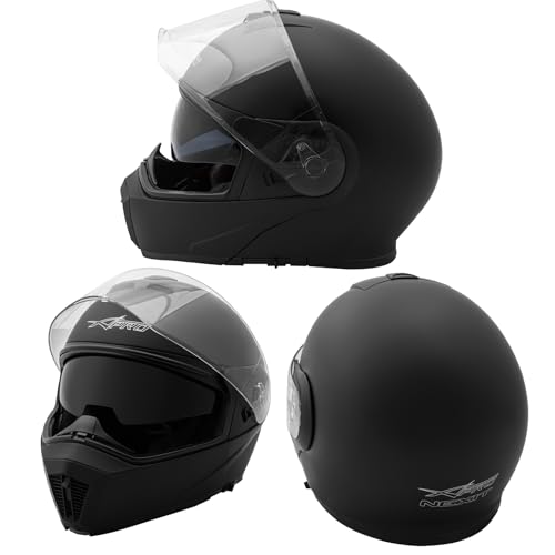 Nexit Professional Modular Helmet Anti-Scratch Visor Motorcycle mat black M