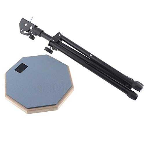 8 Inch Rubber Houten Dumb Drum Beginner Praktijk Training drumpad met standaard/Stick Optioneel,Blue - Image 4