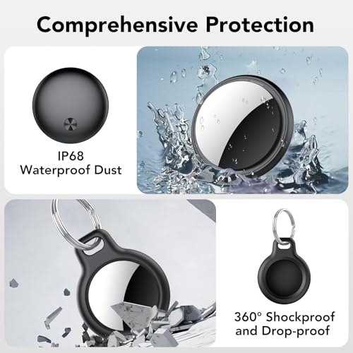 Image of Air Tracker Tags-1 Pack, 2025 New [Apple MFi Certified],Bluetooth Tracker Work with Apple Find My (iOS Only), Replaceable Battery, Smart Tag with Diverse Holder, Item Finder for Luggage /Key /Suitcase