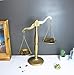 Vintage Style Metal Libra Jewelry Towers, Lawyer Scale of Justice, Farmhouse Candleholder, Home Decor Antique Weight Balancing Scale - Golden, 11.1