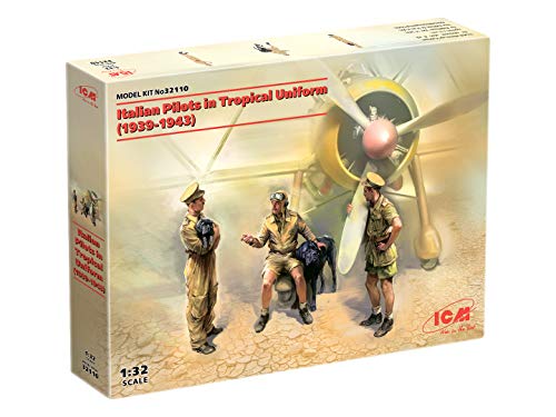 ICM 1:32 - Italian Pilots in Tropical Uniform (1939-43), Black, Large - Image 2